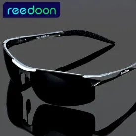 2017 polarized Men's sunglasses aluminum magnesium frame car driving sunglasses men sports for fishing golf 8177