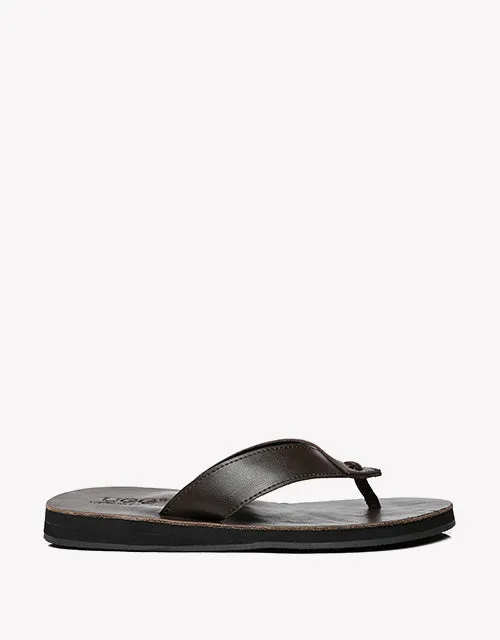 Australian Shepherd Murphy Unisex Leather Slides Thong