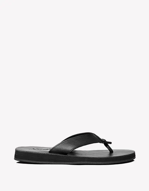 Australian Shepherd Murphy Unisex Leather Slides Thong