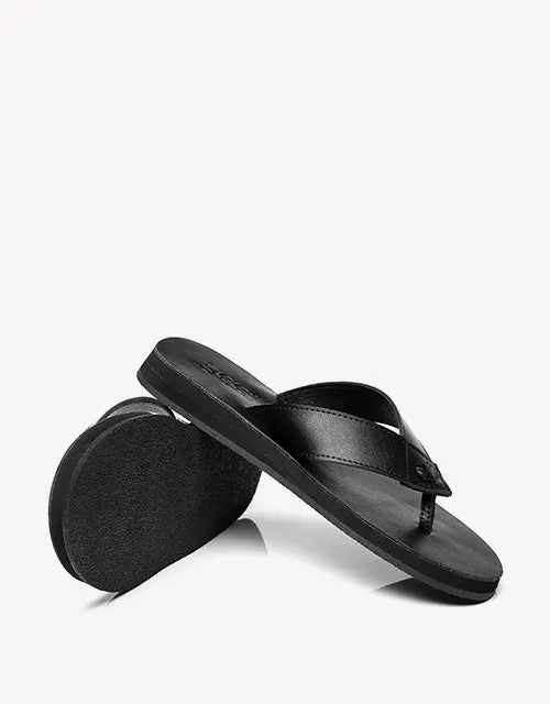 Australian Shepherd Murphy Unisex Leather Slides Thong