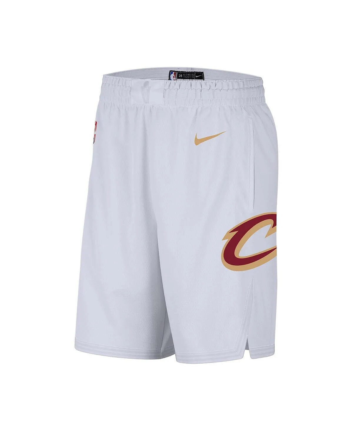 Cleveland Cavaliers 2020/21 Association Edition Swingman Performance Nike Men's White Shorts