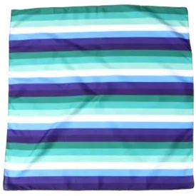 Gay Male / MLM (Men Loving Men) Pride Flag Bandana (Thin Stripes)
