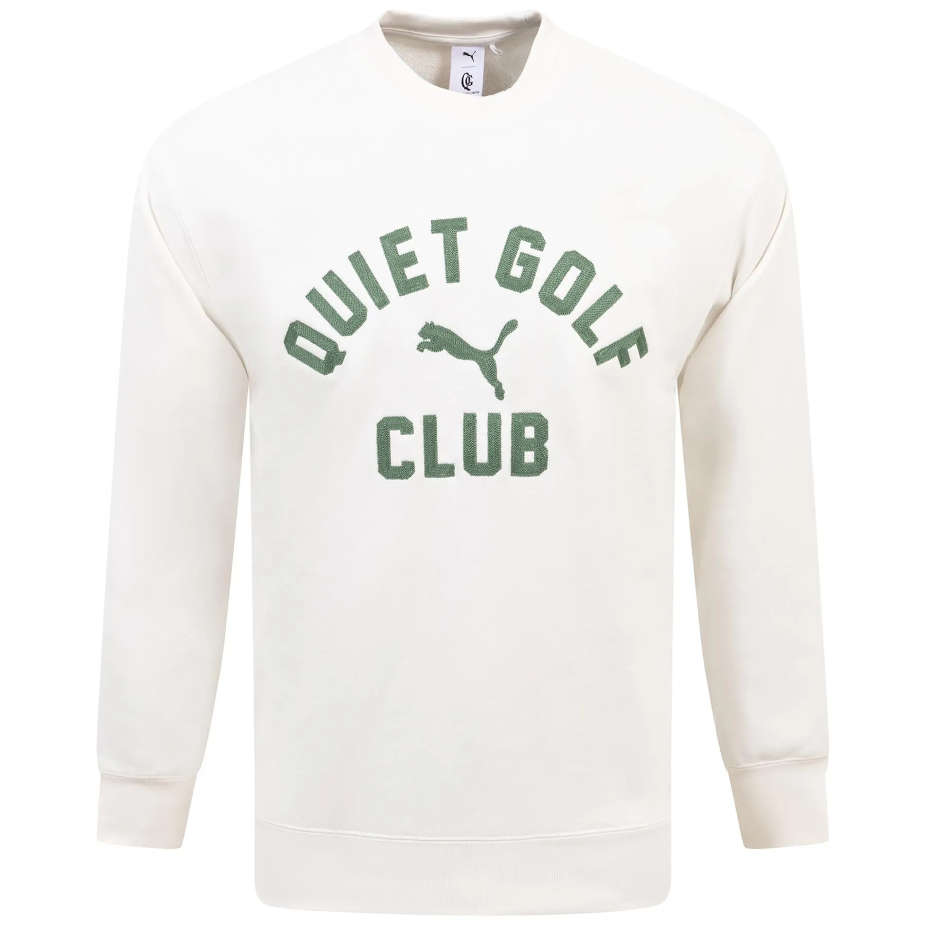 X QGC Graphic Crewneck Warm White - SS24
