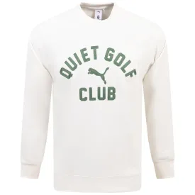 X QGC Graphic Crewneck Warm White - SS24